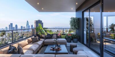 los angeles condo interior skyline view cohen financial group